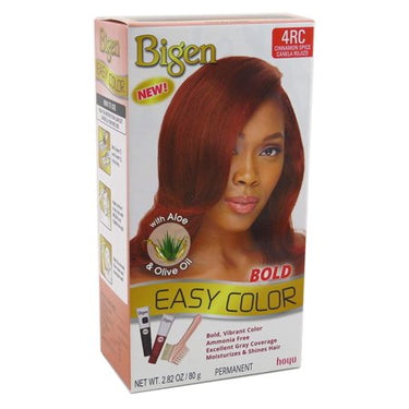 Bigen Easy Color - 4RC Cinnamon Spice Bold Permanent Hair Dye with Aloe & Olive Oil - ANNS BEAUTY SUPPLY
